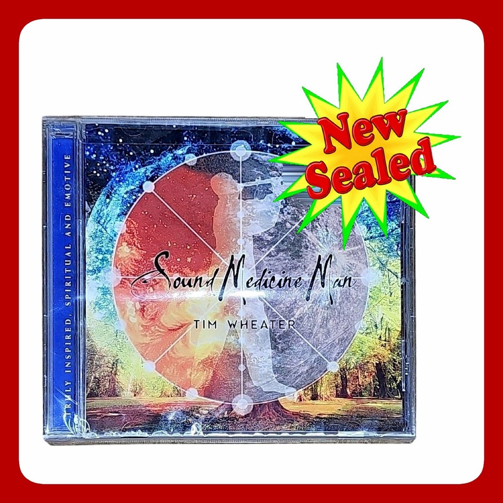 Tim Wheater‎ Sound Medicine Man New Age Spiritual Flute Ambient Sealed CD555